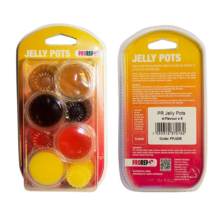 ProRep Jelly Pots, 17g Mix 4-flavours 8-pk Blister