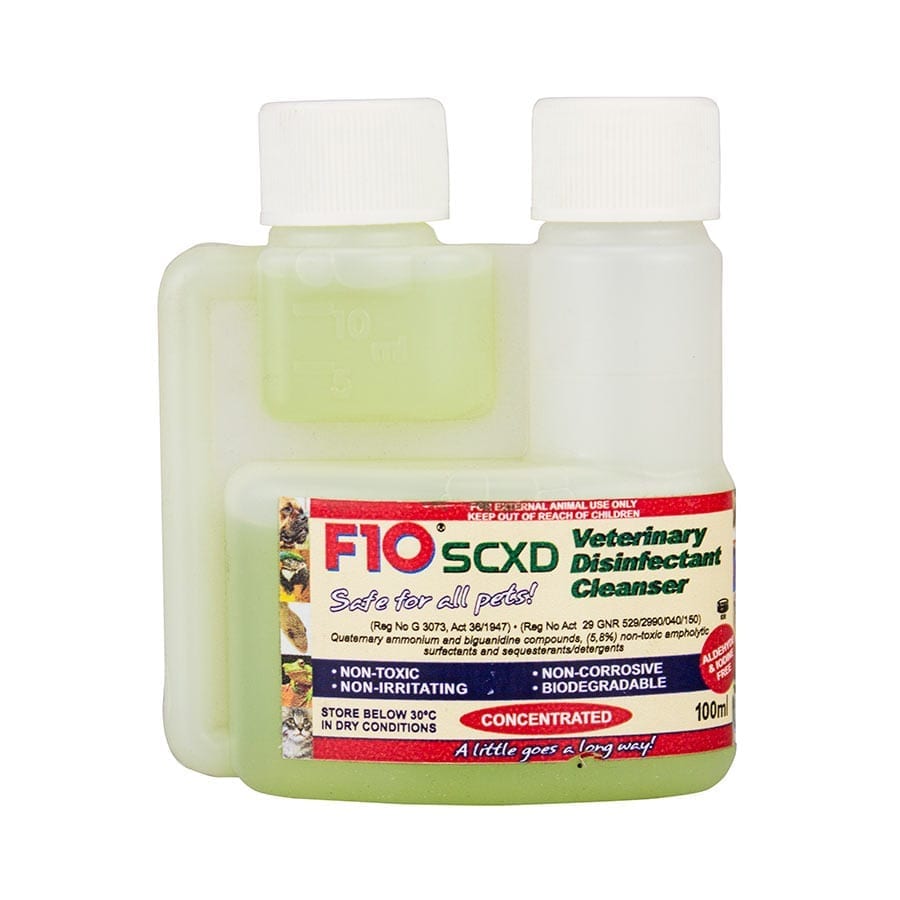 F10 SCXD Veterinary Disinfectant Cleanser 100ml