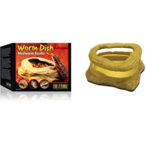 Exo Terra Worm Dish Mealworm Feeder, PT2816