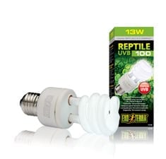 Exo Terra Reptile UVB 100 Compact Lamp 13W, PT2186